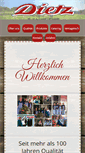 Mobile Screenshot of fleischerei-dietz-koblenz.de